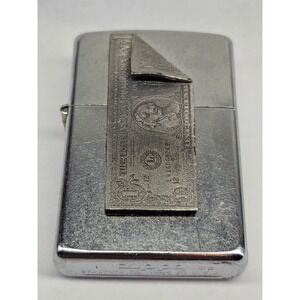 Rare Zippo Dollar Bill hidden Dime Silver 2002 Currency un used limited edition?